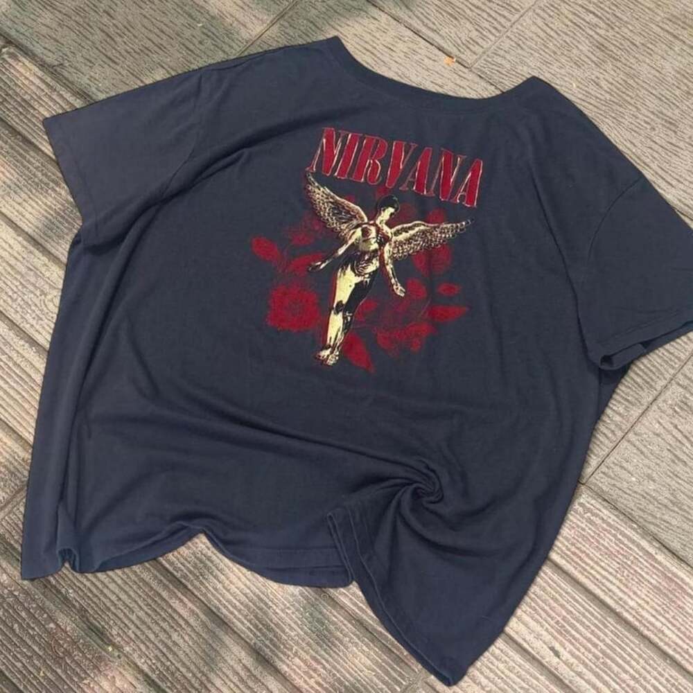 Daydreamer Nirvana Graphic Tee Vintage Black Torrid Exclusive